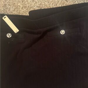 OGL Classic Black Skirt with Buttons